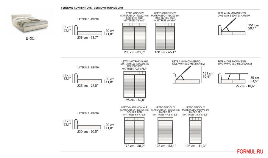 Кровать Nicoline BRIC Кровать Nicoline BRIC
