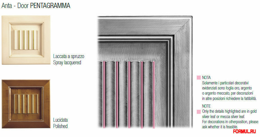 Кухня Martini Mobili s.r.l. Il canto del fuoco: Versailles Кухня Martini Mobili s.r.l. Il canto del fuoco: Versailles