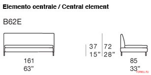 Диван Paola Lenti Kimono Диван Paola Lenti Kimono