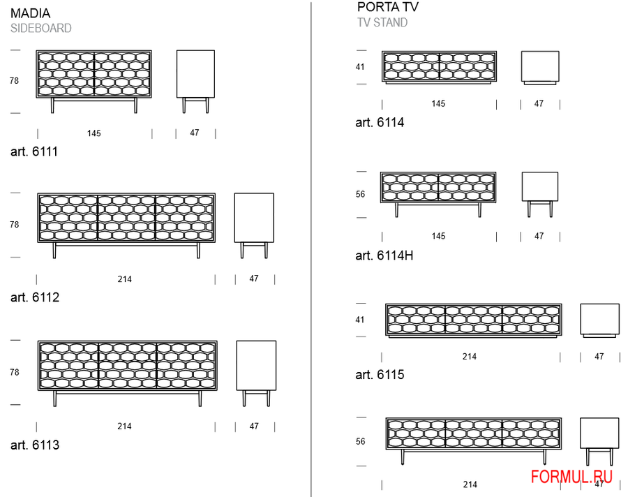  Tonin Casa Honey 6011-6113 