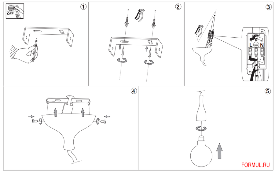 ���������� Ideal Lux MINIMAL SP1 AZZURO