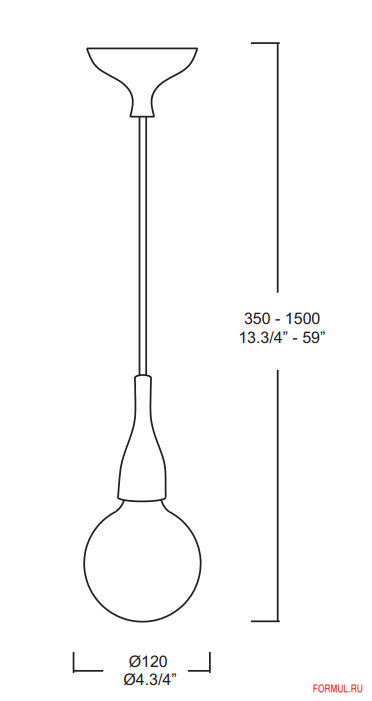 ���������� Ideal Lux MINIMAL SP1 CROMO
