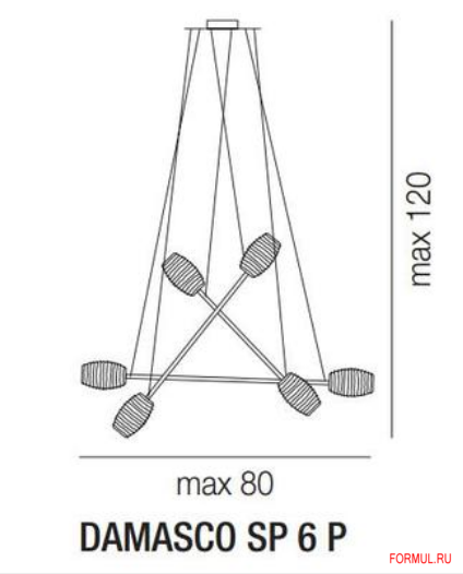  Vistosi DAMASCO SP 6 P