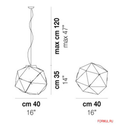 Светильник Vistosi Semai Светильник Vistosi Semai