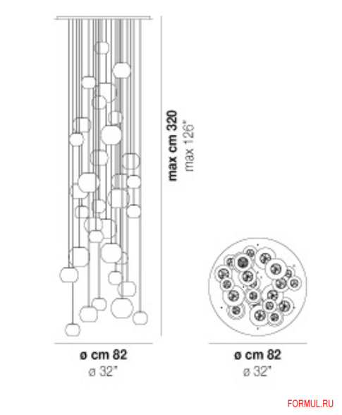 Светильник Vistosi Oto SP RC Светильник Vistosi Oto SP RC