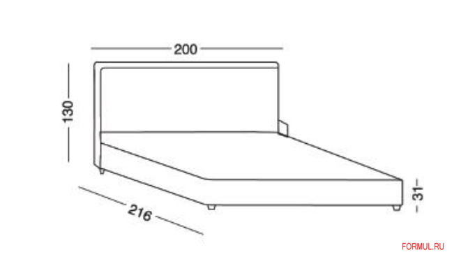 Кровать Loiudiced Melody Кровать Loiudiced Melody