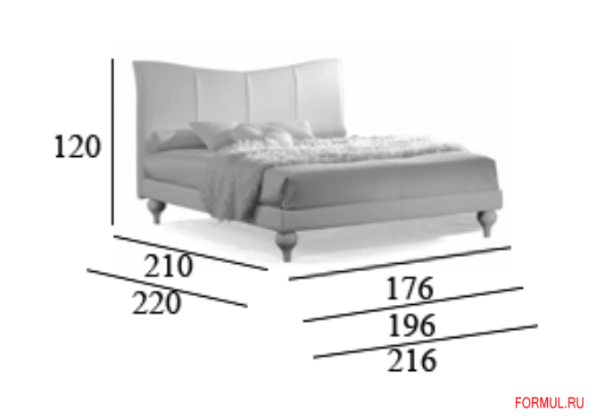 Кровать Piermaria Margaret Кровать Piermaria Margaret