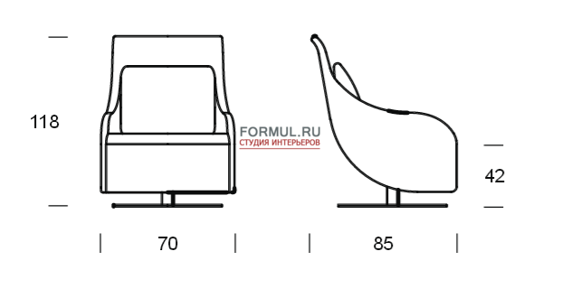 Кресло Tonin Casa Nolita Кресло Tonin Casa Nolita