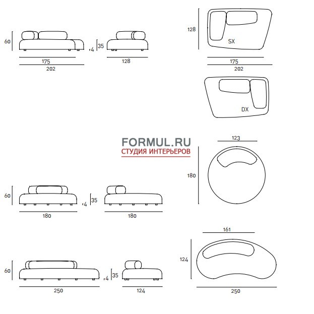 ����� Living Divani Bubble Rock