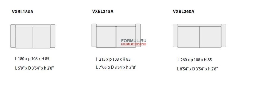 Диван Ville Venete Bellini Диван Ville Venete Bellini