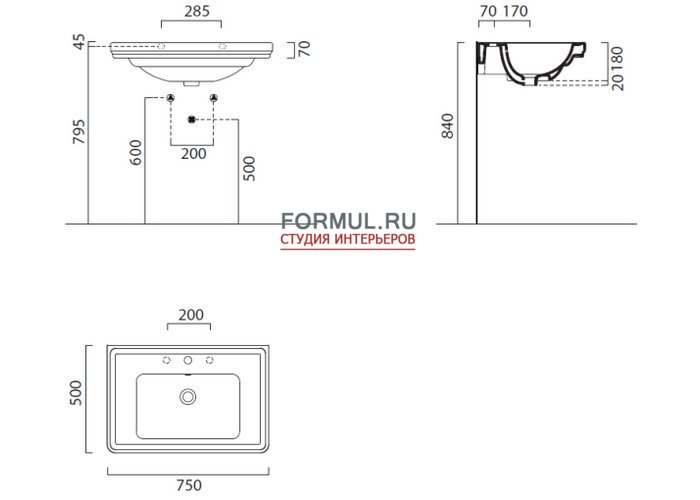 Раковина GSI 8787111 Раковина GSI 8787111
