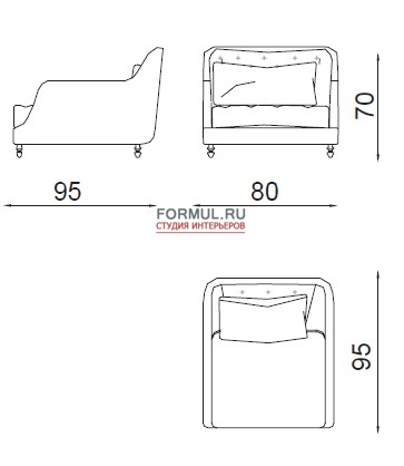 Кресло Nube CHLOE Кресло Nube CHLOE