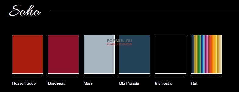 Кухня Berloni Soho ROVERE nero china lucido Кухня Berloni Soho ROVERE nero china lucido