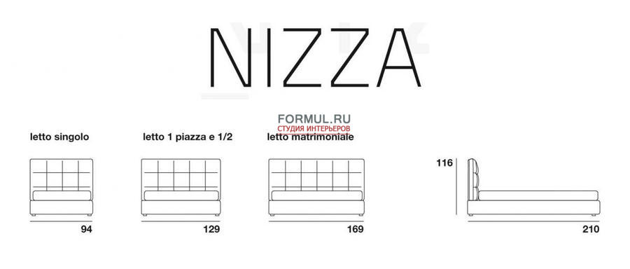 Кровать SALVETTI Nizza Кровать SALVETTI Nizza
