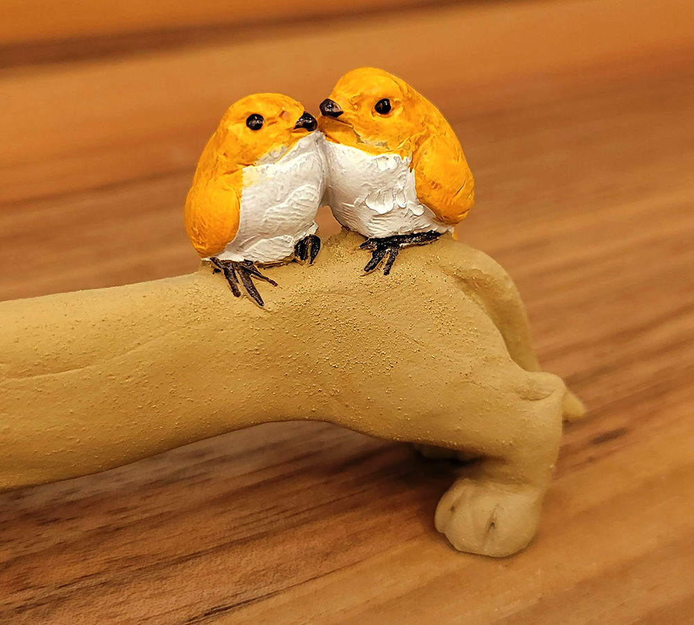 Статуэтка Авторская работа Подставка для карандашей Такса Статуэтка Авторская работа Подставка для карандашей Такса