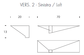Полка Tonin Casa Albatros T/6441SX L Полка Tonin Casa Albatros T/6441SX L