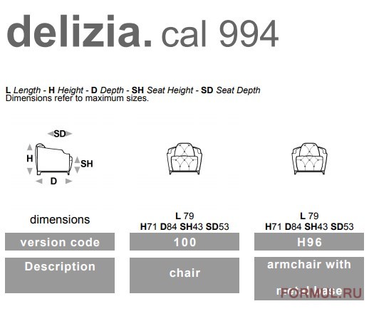  Calia Italia Delizia