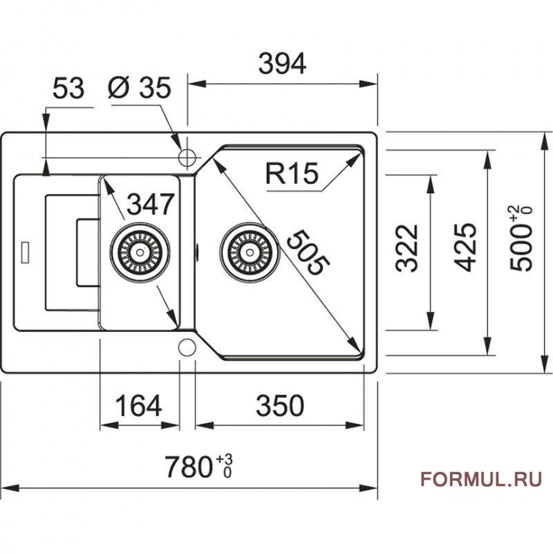 Кухонная мойка Franke UBG 651-78 Кухонная мойка Franke UBG 651-78
