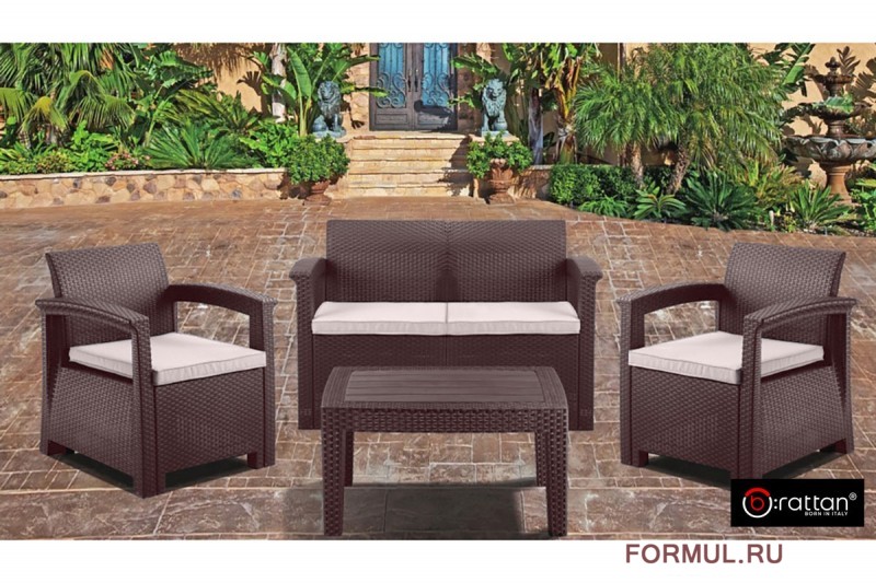 Комплект мебели для сада Gardeck Rattan Comfort 4 Комплект мебели для сада Gardeck Rattan Comfort 4