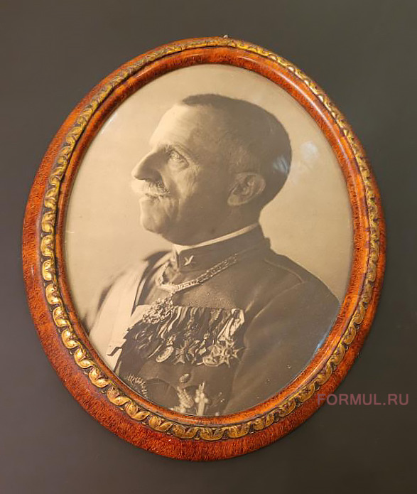 Панно Авторская работа Фотопортет короля Италии Панно Авторская работа Фотопортет короля Италии