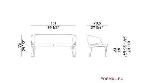 Диван Potocco Velis Диван Potocco Velis