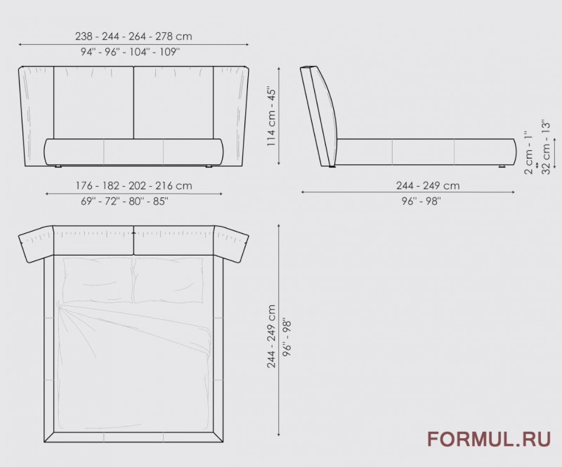 Кровать Bonaldo Youniverse Кровать Bonaldo Youniverse