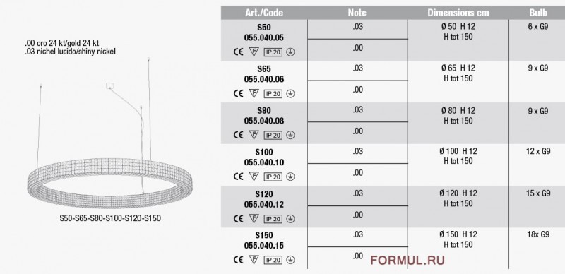 Люстра Marchetti Calipso Люстра Marchetti Calipso
