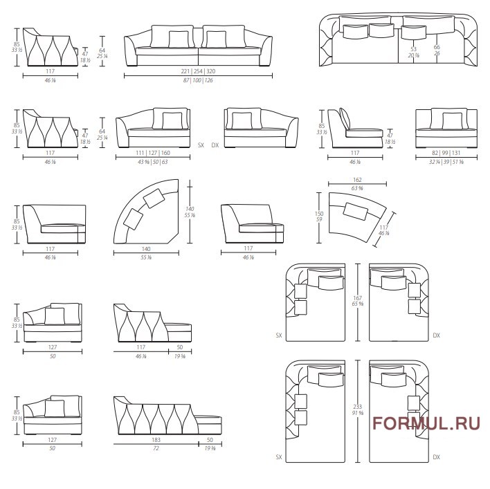Диван Siwa Arcadia Диван Siwa Arcadia