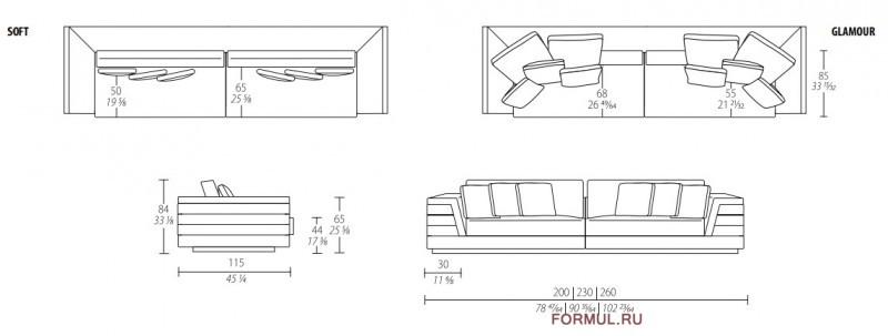  Siwa Madison Grand Sofa