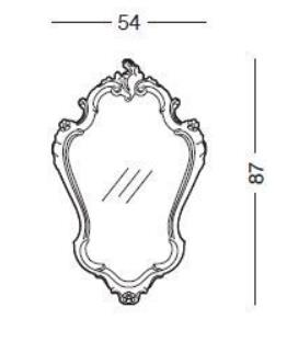 Зеркало Tonin Casa Dalton T/4971 Зеркало Tonin Casa Dalton T/4971