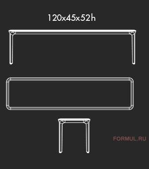 Скамья Sovet Italia Slim Panca P2304 GB P50 Скамья Sovet Italia Slim Panca P2304 GB P50