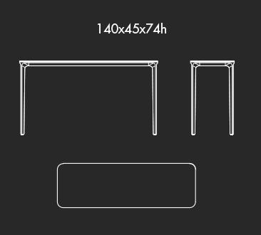 Консоль Sovet Italia Slim 4 legs BR CW Консоль Sovet Italia Slim 4 legs BR CW