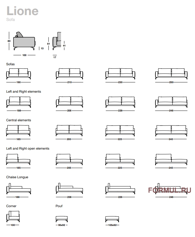 Диван Marac Lione Диван Marac Lione