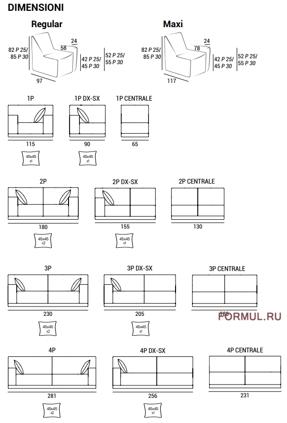 Диван Domingo Salotti Doyle Диван Domingo Salotti Doyle