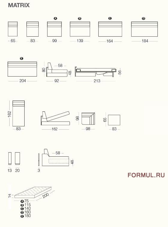 ����� ������� Milano Bedding Matrix