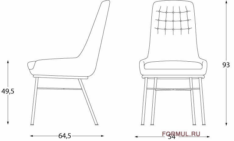 Стул Montbel Danielle 03615K Стул Montbel Danielle 03615K