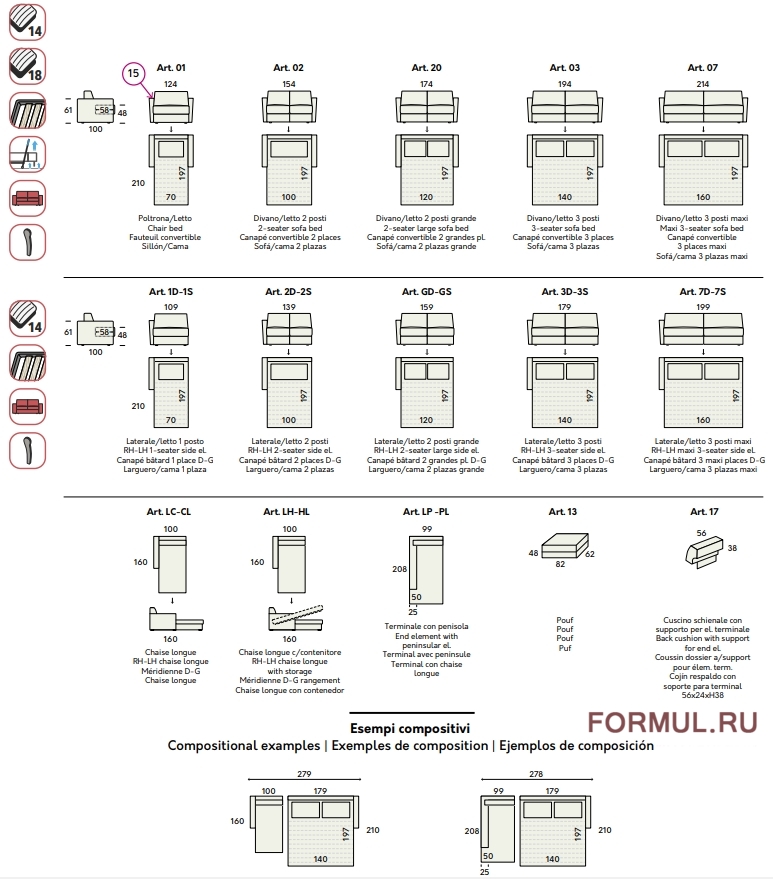 Диван кровать Felis Tom Диван кровать Felis Tom