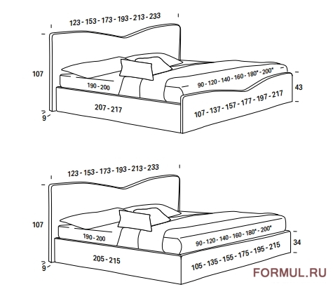 Кровать Felis Megan Кровать Felis Megan