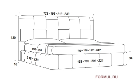 Кровать Felis Tiffany Кровать Felis Tiffany