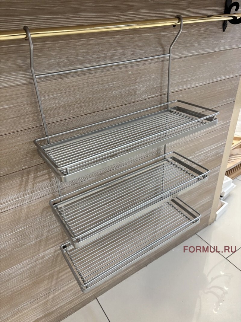 Рейлинговая система KESSEBOHMER Навесная полка тройная Рейлинговая система KESSEBOHMER Навесная полка тройная