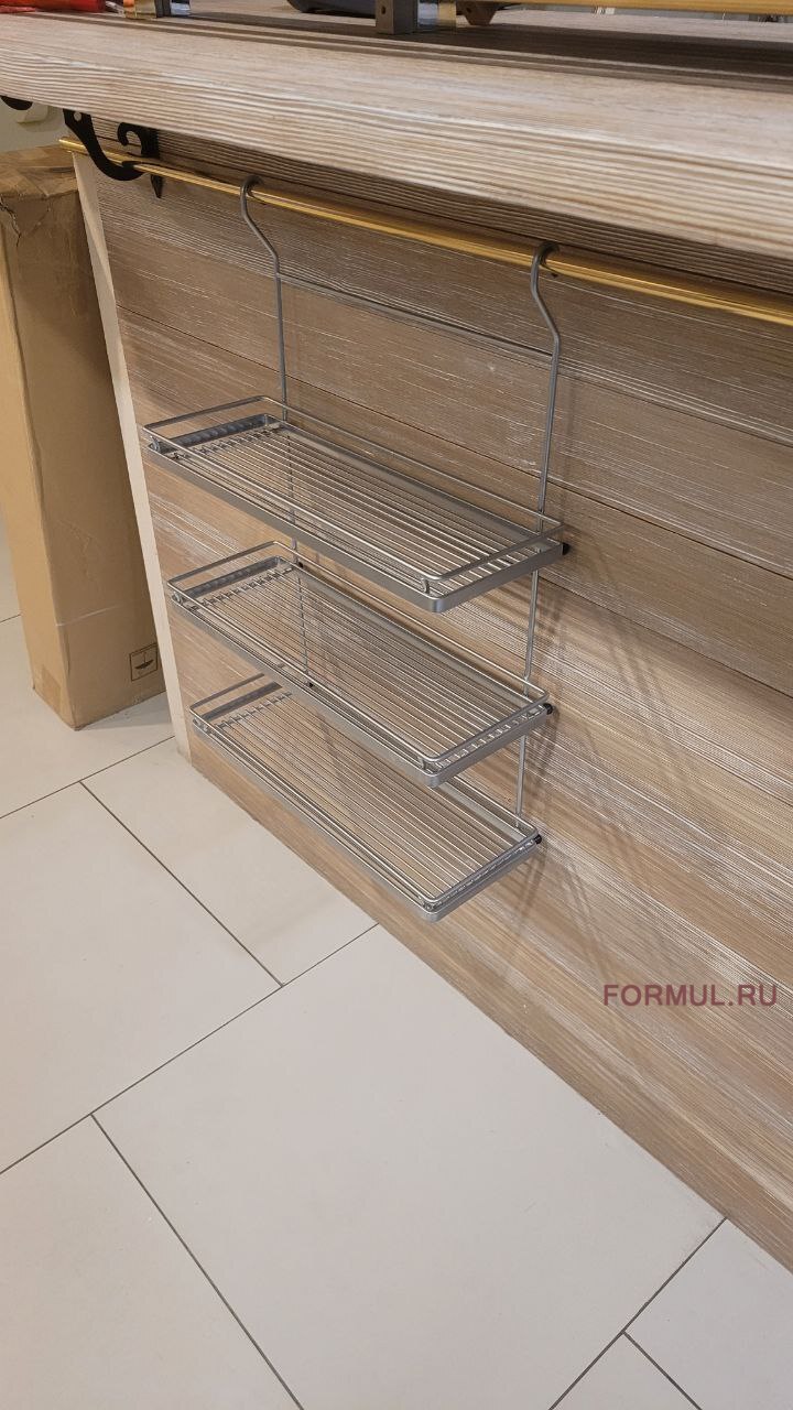 Рейлинговая система KESSEBOHMER Навесная полка тройная Рейлинговая система KESSEBOHMER Навесная полка тройная