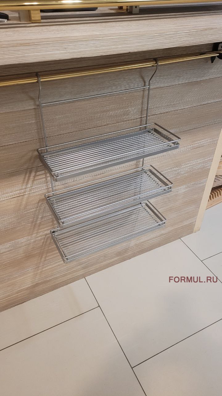 Рейлинговая система KESSEBOHMER Навесная полка тройная Рейлинговая система KESSEBOHMER Навесная полка тройная