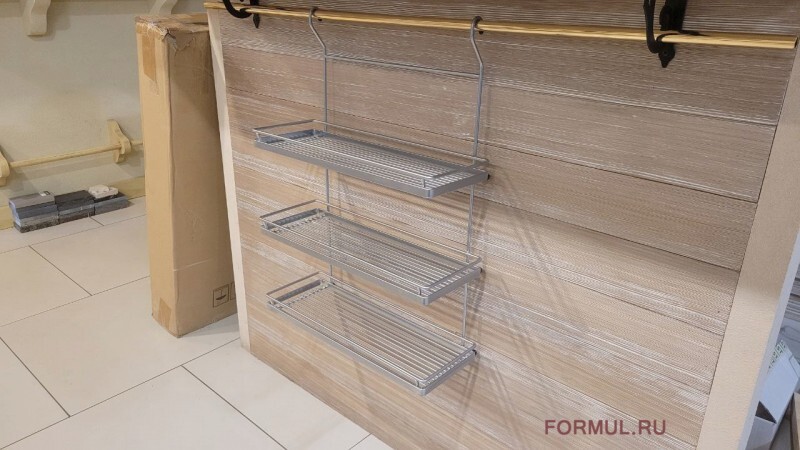 Рейлинговая система KESSEBOHMER Навесная полка тройная Рейлинговая система KESSEBOHMER Навесная полка тройная