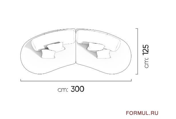 Диван Saloni Bon Bon Диван Saloni Bon Bon