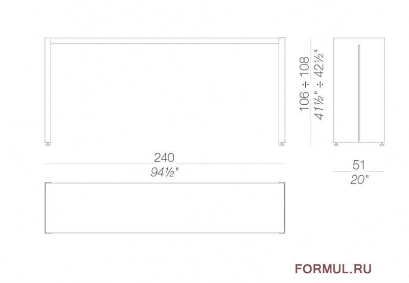 Стол Lapalma Panco Стол Lapalma Panco