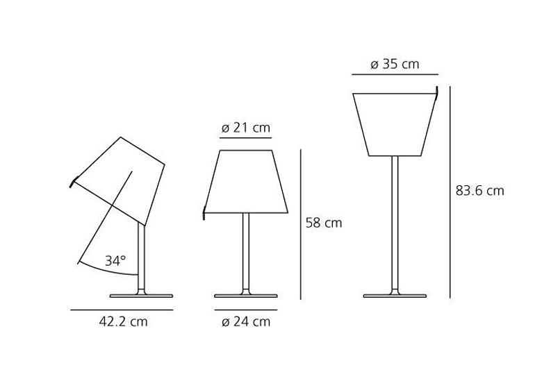 ���������� ����� Artemide Melampo Table 0315010A