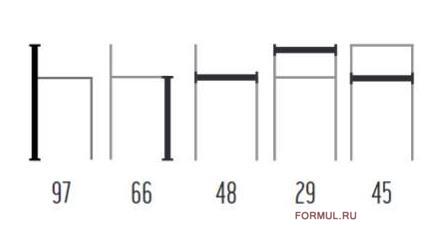 Стул барный Julia Italia Evelin sg verniciato (Dark) Стул барный Julia Italia Evelin sg verniciato (Dark)